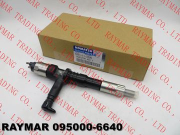 DENSO Genuine common rail fuel injector 095000-6640 for KOMATSU SAA6D125E-5 6251-11-3200, 6251-11-3201