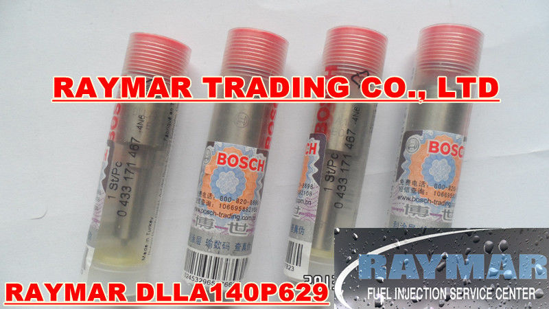 BOSCH fuel injector nozzle DLLA140P629 0433171467 for Cummins 6CT 300PS engine