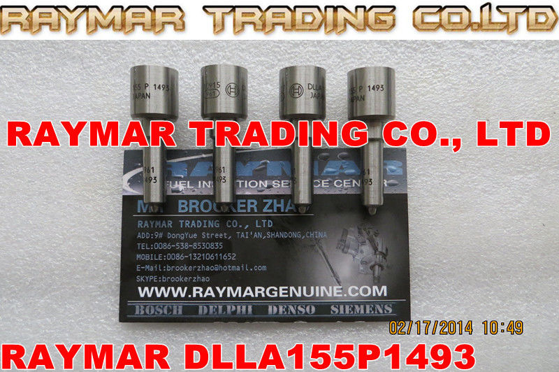 BOSCH Common rail injector nozzle DLLA155P1493 0433171921 for 0445110250