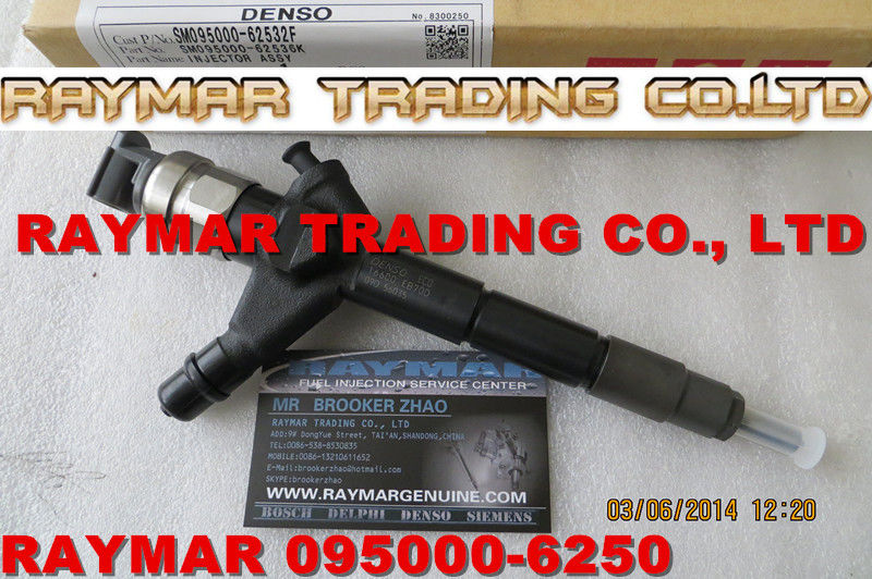 DENSO common rail injector 095000-6250 for NISSAN Navara 16600-EB70D