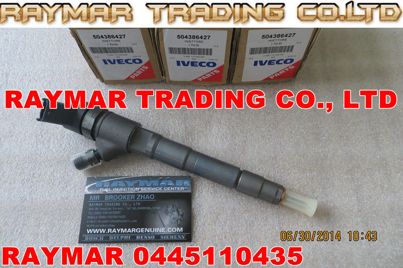 BOSCH common rail fuel injector 0445110435 for IVECO 504386427