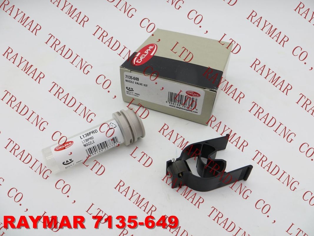 DELPHI Fuel injector nozzle and valve kit 7135-649 for EJBR04601D, EJBR02601Z, A6650170121, A6650170321