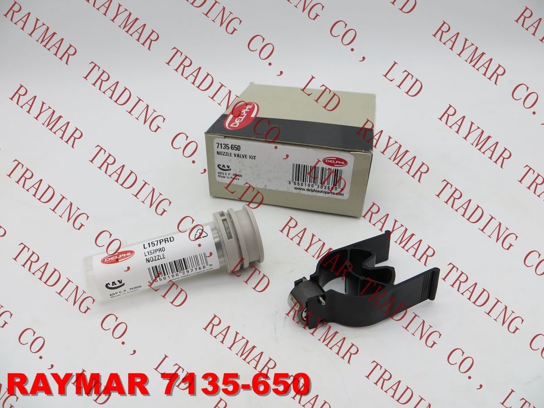 DELPHI Fuel injector nozzle and valve kit 7135-650 for EJBR04701D, EJBR03401D, A6640170021, A6640170221
