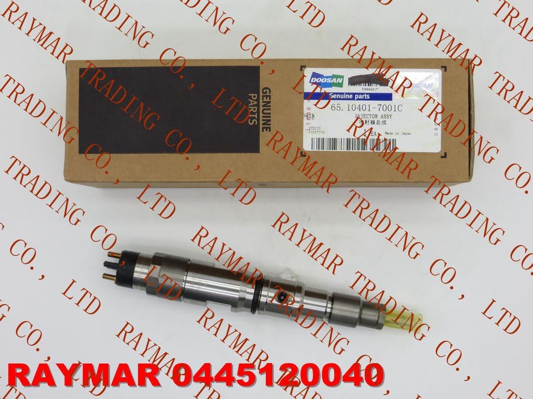 BOSCH Common rail injector 0445120040 for DAEWOO DOOSAN 65.10401-7001C, 65.10401-7001