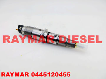 China BOSCH Genuine common rail diesel fuel injector 0445120455 for Cummins QSB6.7 5367161 factory